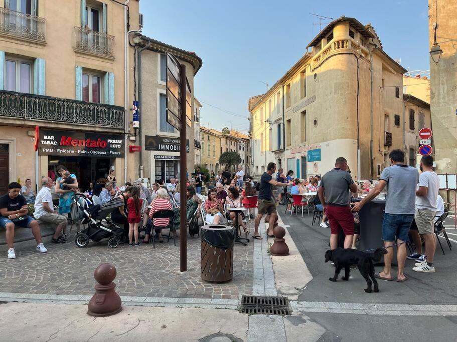 Charming Village House With Roof Top Terrace! Thezan-les-Beziers Exterior foto